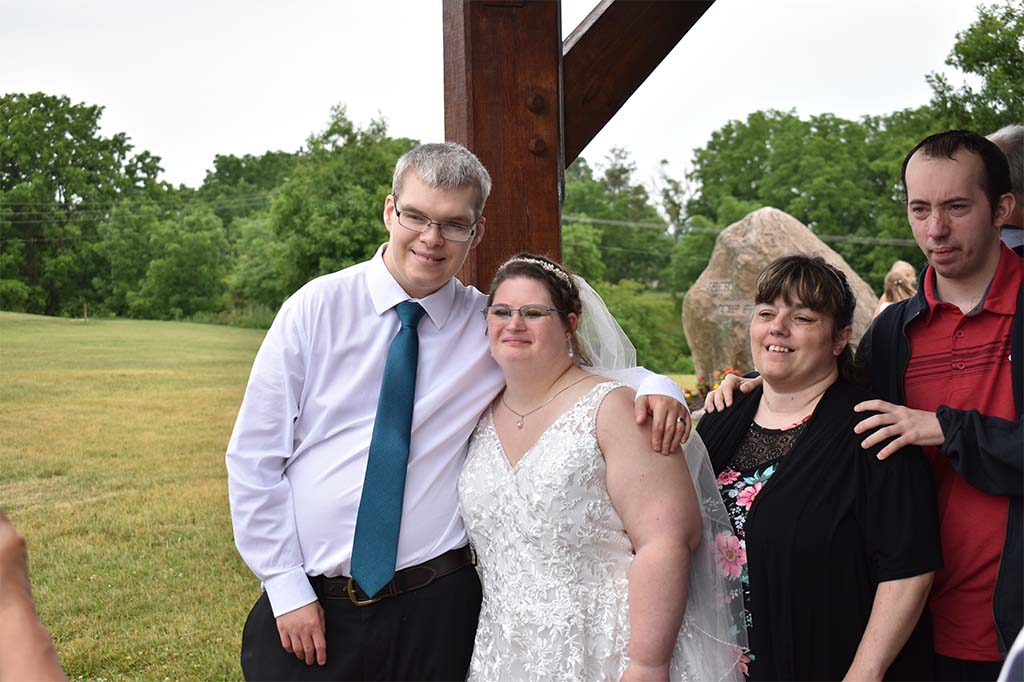 Easterseals RISE Kylee and Nick with disabilities wedding